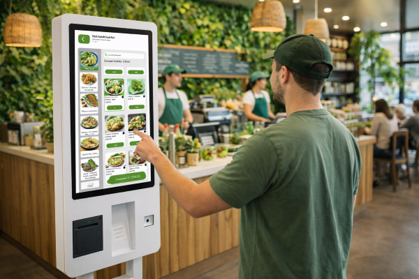 self order kiosk green