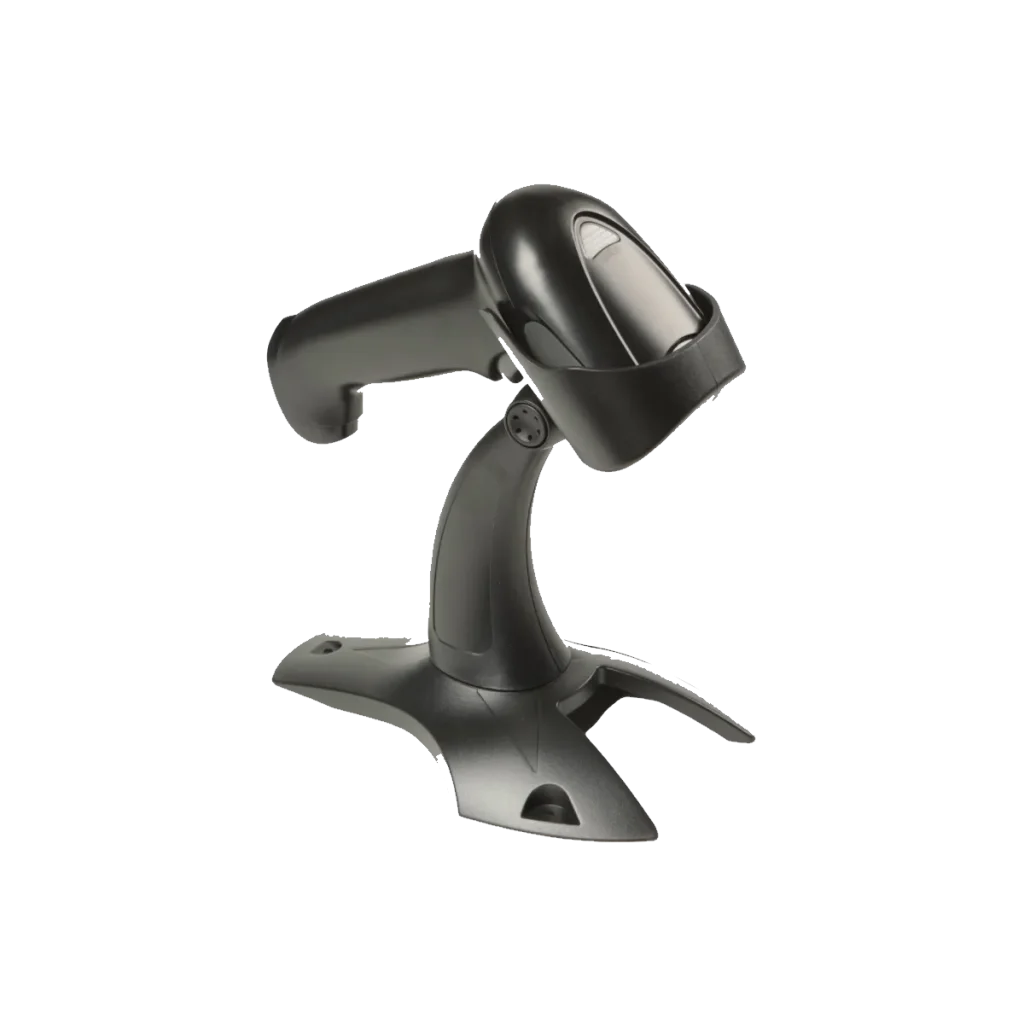 Barcode-Scanner, shown in right-side view